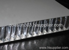 Aluminum honeycomb panel