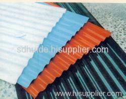 color coated corrugated steel