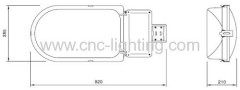 UL listed 120-200W LVD Street Light