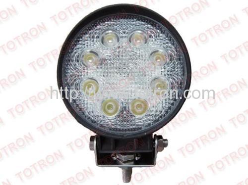 4" 24W 9-32V Round LED Work Light