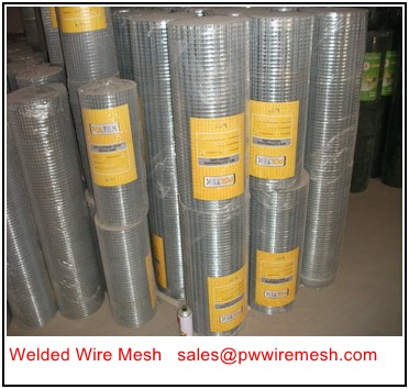 Cold galvanized welded wire mesh