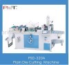 Adhesive label die cutting machine, plain die cutting machine