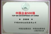 Certificate for TOP500 Import and Export