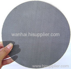 filter wire cloth disc for extruder screening