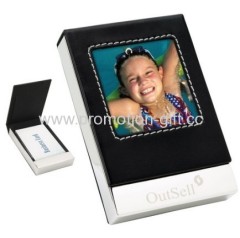 Familia Business Card Case with Photo Frame