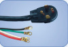 3-pole 4-wire Dryer Cord 14-30A
