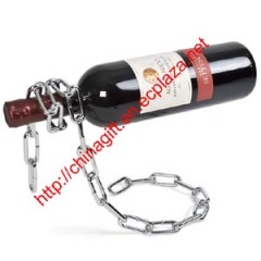 Magic Chain Wine Bottle Holder - Wine in chain
