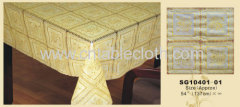 Golden PVC Tablecloth(137cm)