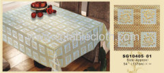 Golden PVC Tablecloth(137cm)