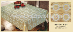 Golden PVC Tablecloth(137cm)