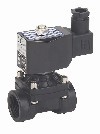 2way plastic NPT 1/2" IP65 water Pneumatic solenoid valve