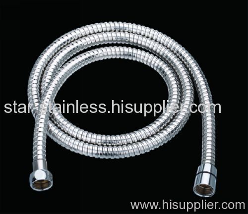 1 5m brass double lock shower hose