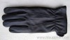 leather gloves with elastic band
