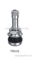 Nickel-plated tire valve