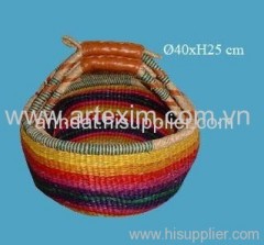 Rattan basket, Rush basket,Seagrass basket, Water Hyacinth basket, willow basket, wicker basket