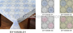 PVC Printing Lace Tablecloth