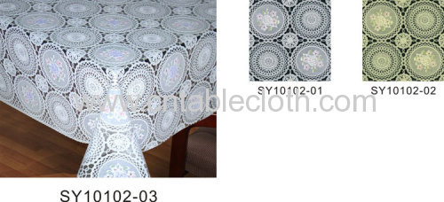 PVC Printing Lace Tablecloth