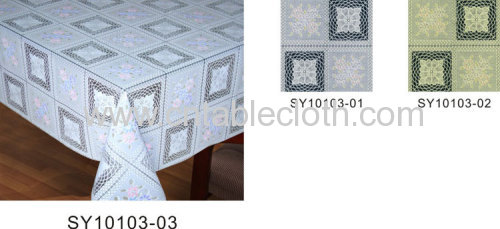 PVC Printing Lace Tablecloth