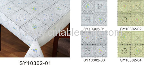 PVC Printing Lace Tablecloth