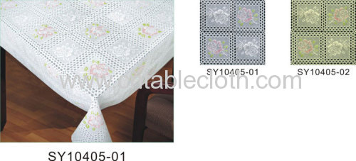 PVC Printing Lace Tablecloth