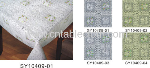 PVC Printing Lace Tablecloth