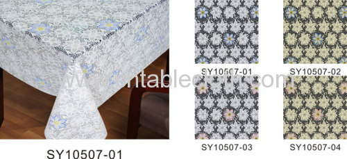 PVC Printing Lace Tablecloth