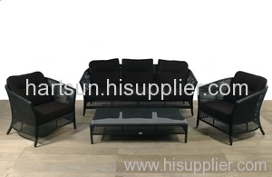 Garden furniture rattan sofa set