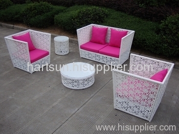 Wicker sofa set garden furniture
