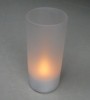 Glass candle holder tealight