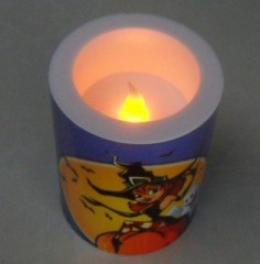 flameless wax led candle lights