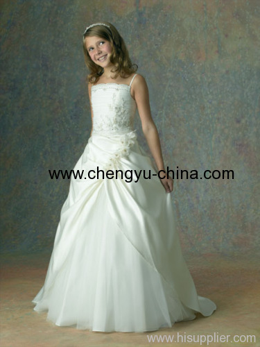 Wedding flower girl dress