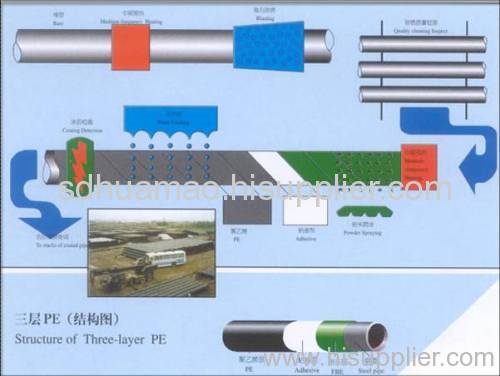 The Steel Pipe 3LPE Coating Plant