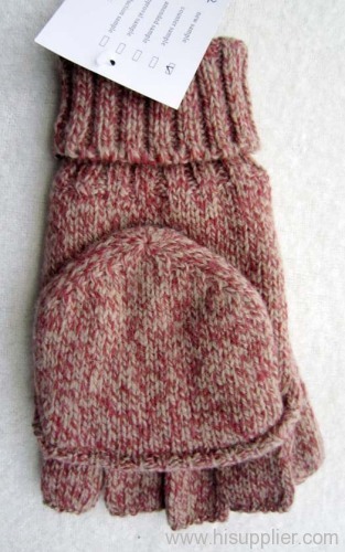 acrylic knitted coverter style gloves