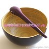 Stunning bamboo Bowl, Lacquer Bowl, pressed bamboo Bowl, coiled bamboo Bowl, rolling bamboo Bowl, Bamboo Salad Bowl