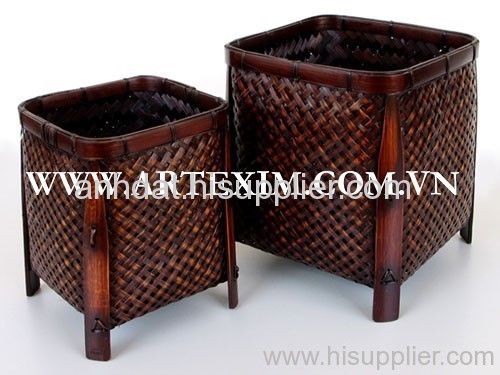 Bamboo basket, Bamboo Weaving basket, Bamboo box, Bamboo hamper