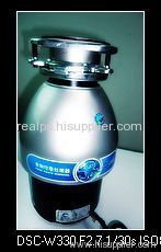 CE certificated 1/2HP AC motor kitchen garbage disposal with air switch