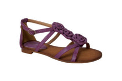 2011NEW STYLE FLOWERED & STRAP FLAT SANDAL