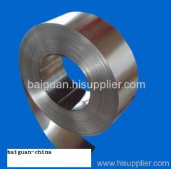 Steel strip with copper plating