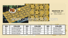 Golden PVC tablecloth