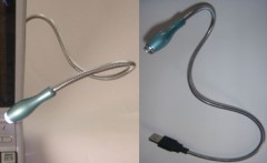 USB LED Flexible notebook light