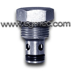 3/4-16UNF Hydraulic Cartridge Valve, Poppet Spool Sealing