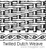 twill dutch weave filter cloth