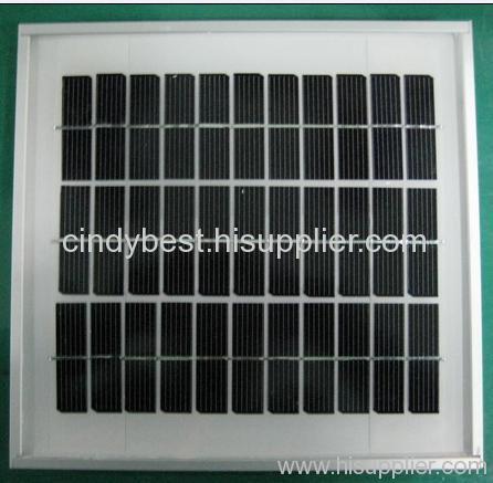 5watt monocrystalline solar panel (SNM-M5) with tuv iec iso