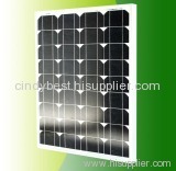 55watt monocrystalline solar panel (SNM-M5) with tuv iec iso