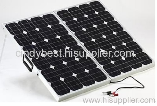 80 watt monocrystalline portable solar panel (SNM-F80) with tuv iec iso