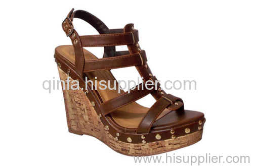 strappy wedge shoes