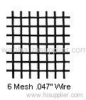 6 mesh square wire cloth