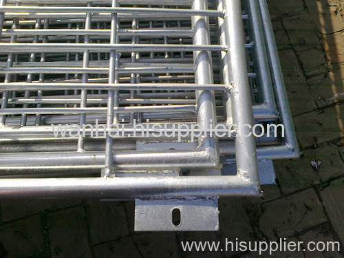 HDG frame welded wire fence