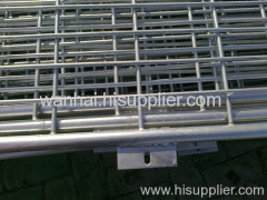 framed welded mesh fence