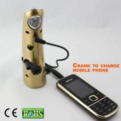 Dynamo Deluxe Flashlight With Cellphone Charger